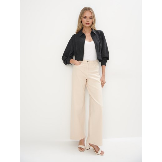 Kurtka damska szara Mohito bez kaptura casual 