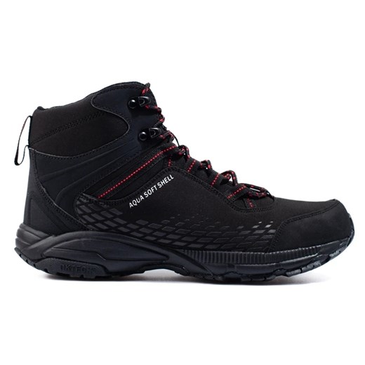 Buty trekkingowe męskie DK czarne ze sklepu ButyModne.pl w kategorii Buty trekkingowe męskie - zdjęcie 179187074