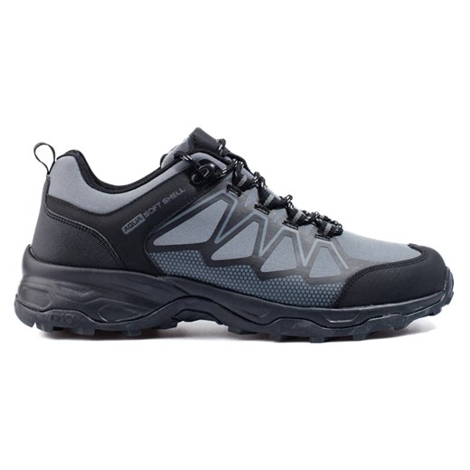 Męskie buty trekkingowe DK szare czarne ze sklepu ButyModne.pl w kategorii Buty trekkingowe męskie - zdjęcie 179187083
