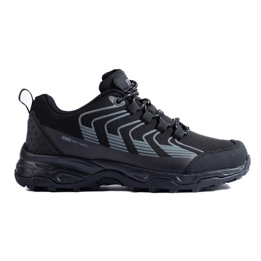 Buty trekkingowe damskie DK Softshell czarne ze sklepu ButyModne.pl w kategorii Buty trekkingowe damskie - zdjęcie 179187090