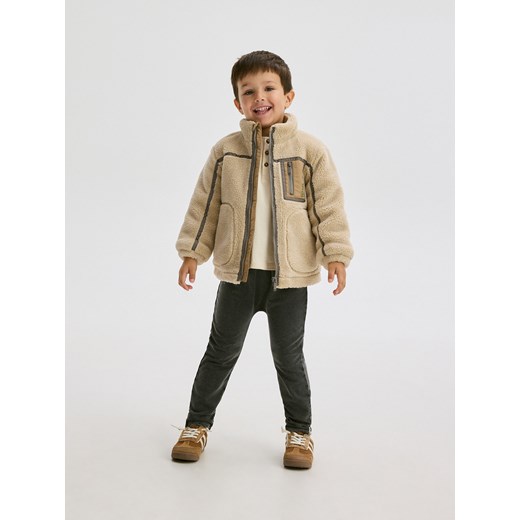 Reserved - Bawełniane legginsy - czarny - id: 024BF-99X - marki Reserved - 179194540 Reserved - Bawełniane legginsy - czarny ze sklepu Reserved w kategorii Spodnie chłopięce - zdjęcie 179194540