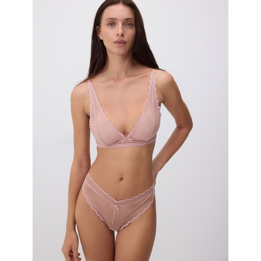 Reserved - Miękki biustonosz - brudny róż ze sklepu Reserved w kategorii Biustonosze - zdjęcie 179197954