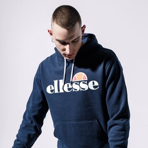 ELLESSE BLUZA Z KAPTUREM SL GOTTERO NAVY ze sklepu Sizeer w kategorii Bluzy męskie - zdjęcie 179198834
