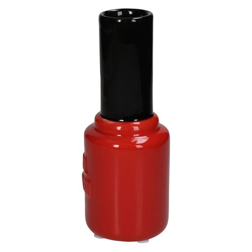 Kersten Wazon &quot;Nail Polish&quot; w kolorze czerwonym - wys. 19 x Ø 7 cm ze sklepu Limango Polska w kategorii Wazony - zdjęcie 179200230