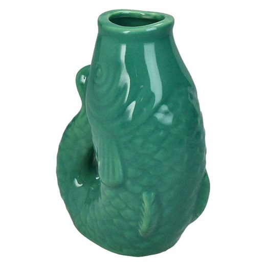 Kersten Wazon "Fish" w kolorze turkusowym - 8 x 11 x 5,5 cm ze sklepu Limango Polska w kategorii Wazony - zdjęcie 179200243