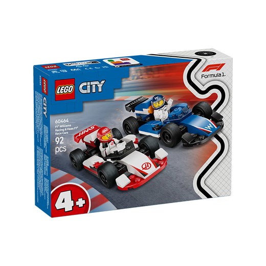 LEGO LEGO® City F1® Wyścigówki Williams Racing i Haas F1® - 4+ ze sklepu Limango Polska w kategorii Zabawki - zdjęcie 179200271