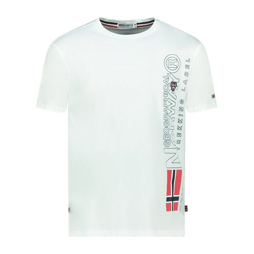 Geographical Norway Koszulka &quot;Jogo&quot; w kolorze białym ze sklepu Limango Polska w kategorii T-shirty męskie - zdjęcie 179200433