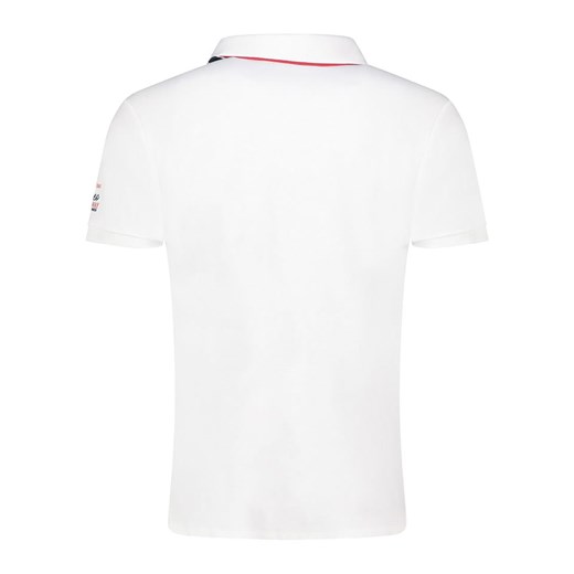 T-shirt męski Geographical Norway z krótkimi rękawami biały