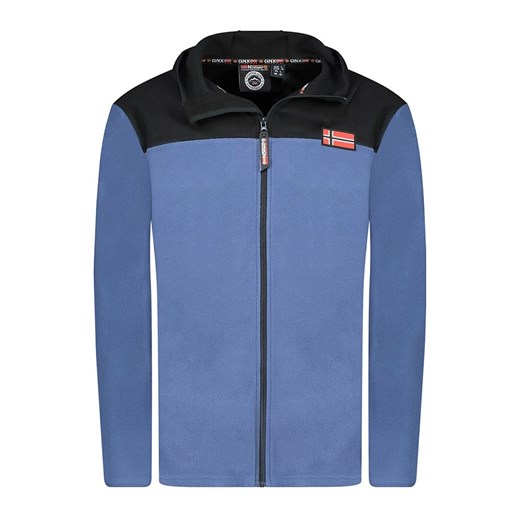 Geographical Norway Kurtka polarowa &quot;Uniclerc&quot; w kolorze niebieskim ze sklepu Limango Polska w kategorii Bluzy męskie - zdjęcie 179200473