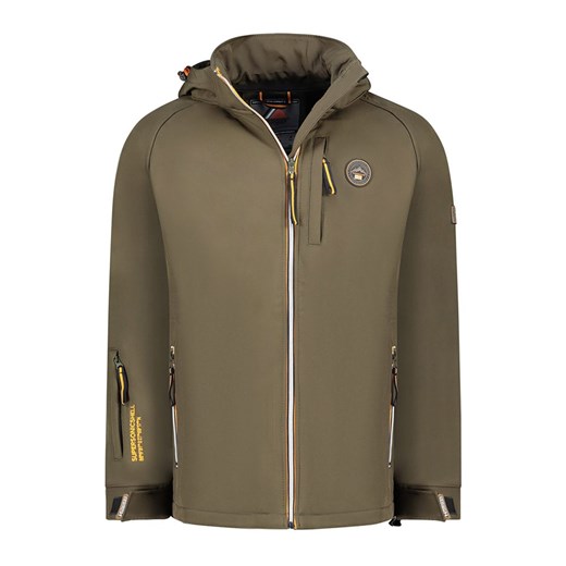 Geographical Norway Kurtka softshellowa &quot;Tabim&quot; w kolorze khaki ze sklepu Limango Polska w kategorii Kurtki męskie - zdjęcie 179200481