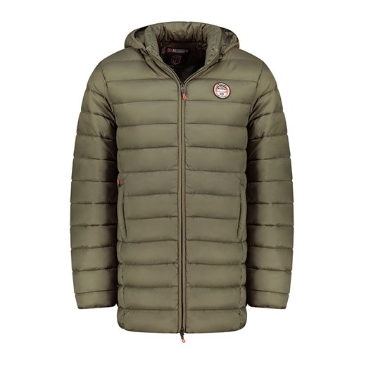 Geographical Norway Płaszcz pikowany &quot;Amigobadge&quot; w kolorze khaki ze sklepu Limango Polska w kategorii Kurtki męskie - zdjęcie 179200513
