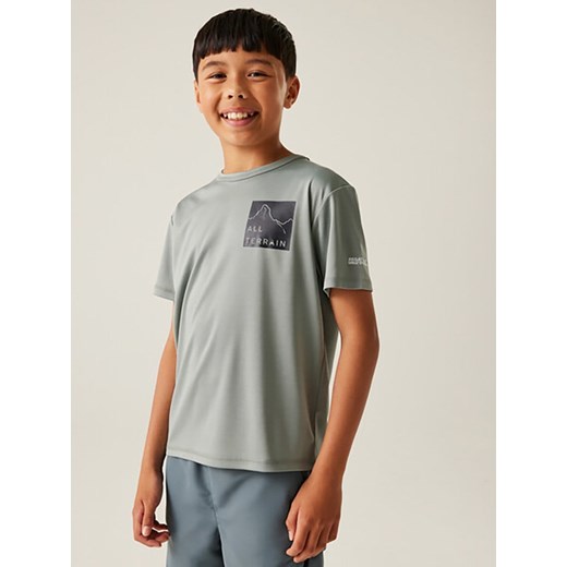 Regatta Koszulka sportowa &quot;Alvarado IX&quot; w kolorze zielonym ze sklepu Limango Polska w kategorii T-shirty chłopięce - zdjęcie 179200573