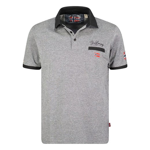 Geographical Norway Koszulka polo &quot;Kola&quot; w kolorze szarym ze sklepu Limango Polska w kategorii T-shirty chłopięce - zdjęcie 179201554