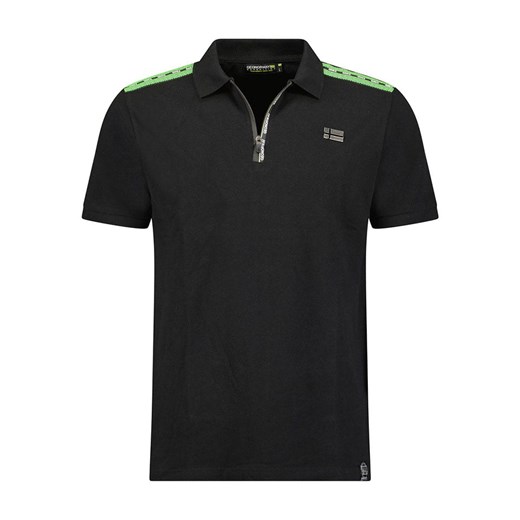 Geographical Norway Koszulka polo &quot;Karius&quot; w kolorze czarnym ze sklepu Limango Polska w kategorii T-shirty chłopięce - zdjęcie 179201592