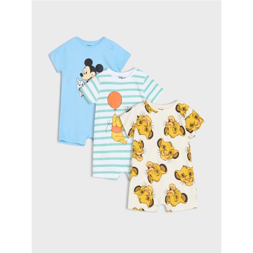 Sinsay - Rampersy 3 pack Disney - błękitny ze sklepu Sinsay w kategorii Kaftaniki i bluzki - zdjęcie 179203640