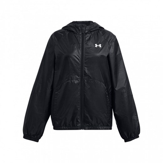 Dziewczęca kurtka wiatrówka Under Armour UA Sport Windbreaker Jkt - czarna Under Armour XS Sportstylestory.com