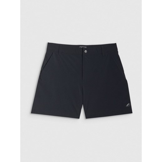 Damskie spodenki trekkingowe 4F 4FWSS25TFSHF0994 - czarne ze sklepu Sportstylestory.com w kategorii Szorty - zdjęcie 179204032