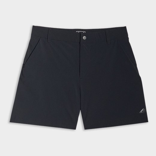Damskie spodenki trekkingowe 4F 4FWSS25TFSHF0994 - czarne ze sklepu Sportstylestory.com w kategorii Szorty - zdjęcie 179204033