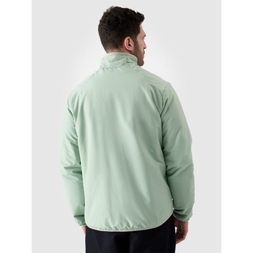 Męska kurtka puchowa 4F 4FWSS25TDJAM568 - oliwkowa ze sklepu Sportstylestory.com w kategorii Kurtki męskie - zdjęcie 179204230