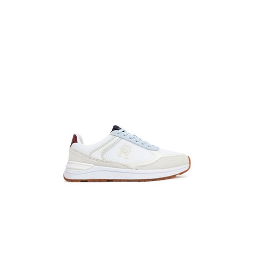 Tommy Hilfiger Sneakersy Casual Fashion Runner Mix FW0FW08324 Biały ze sklepu MODIVO w kategorii Buty sportowe damskie - zdjęcie 179204941