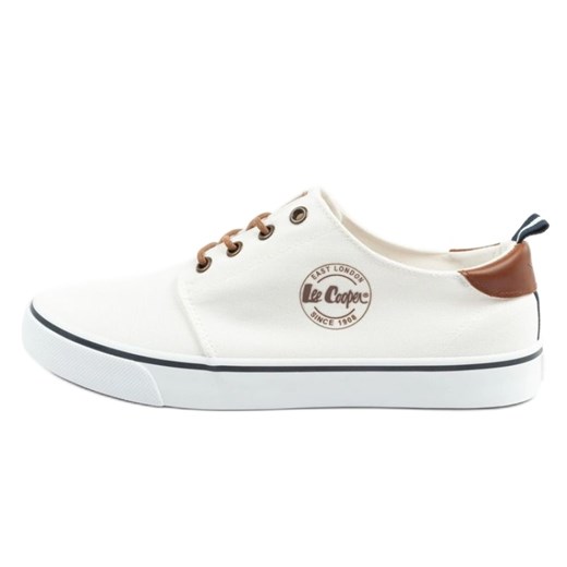 Buty Lee Cooper LCW-25-02-3240M trampki męskie białe ze sklepu ButyModne.pl w kategorii Trampki męskie - zdjęcie 179205990