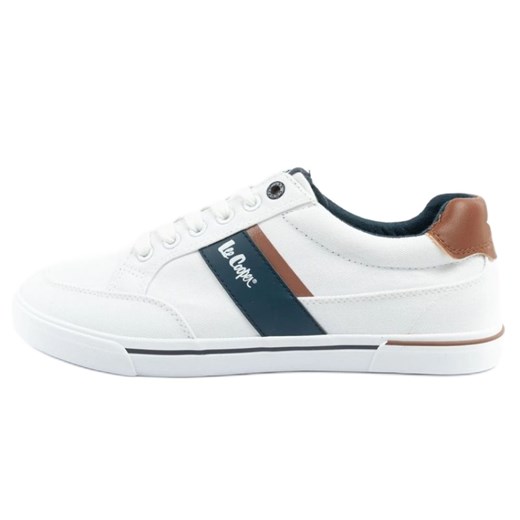 Buty Lee Cooper LCW-25-02-3244M trampki męskie białe ze sklepu ButyModne.pl w kategorii Trampki męskie - zdjęcie 179205991