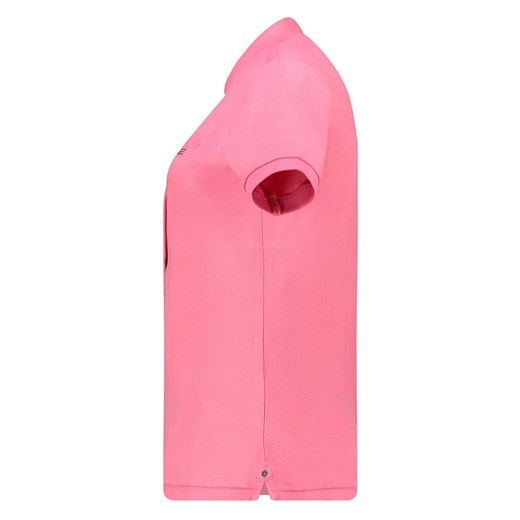 Bluzka damska Geographical Norway z krótkim rękawem w serek na wiosnę 