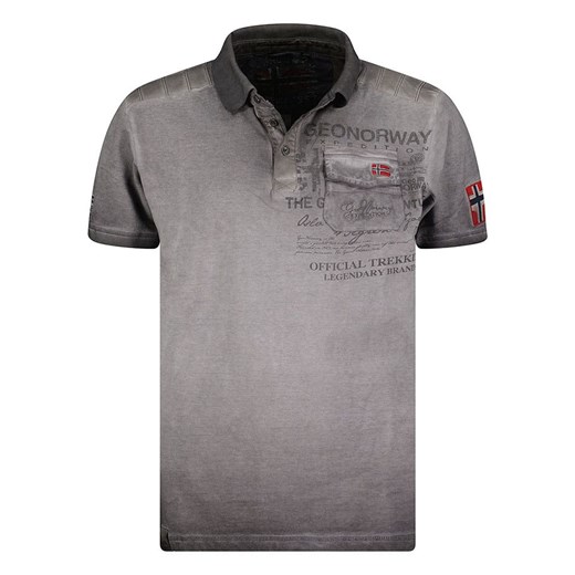 Geographical Norway Koszulka polo &quot;Keony&quot; w kolorze szarym ze sklepu Limango Polska w kategorii T-shirty chłopięce - zdjęcie 179207144