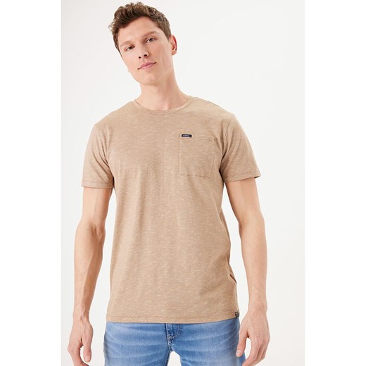 Garcia Koszulka w kolorze beżowym ze sklepu Limango Polska w kategorii T-shirty męskie - zdjęcie 179207484
