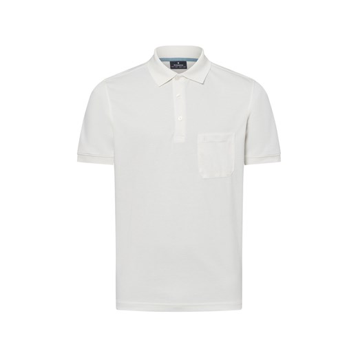 Ragman Męska koszulka polo Mężczyźni écru jednolity ze sklepu vangraaf w kategorii T-shirty męskie - zdjęcie 179209814