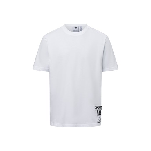 adidas Originals Koszulka męska - Adibreak Mężczyźni Bawełna biały jednolity ze sklepu vangraaf w kategorii T-shirty męskie - zdjęcie 179209820
