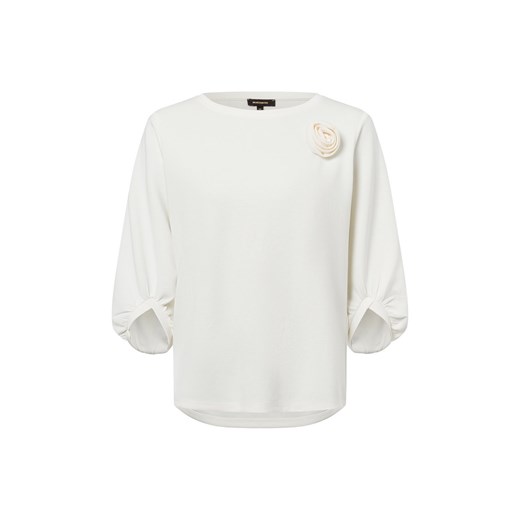 More & More Bluza damska Kobiety écru jednolity ze sklepu vangraaf w kategorii Bluzy damskie - zdjęcie 179209831