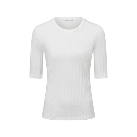 Opus Koszulka damska - Savka Kobiety Bawełna biały jednolity ze sklepu vangraaf w kategorii Bluzki damskie - zdjęcie 179209840