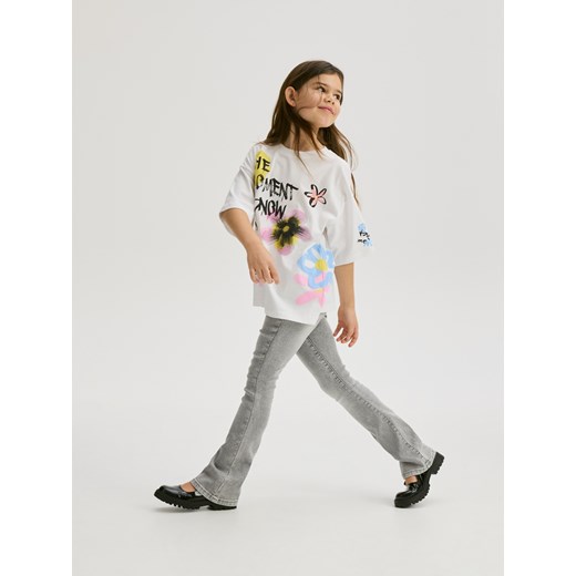 Reserved - Jegginsy flare - jasnoszary Reserved 116 (5-6 lat) Reserved