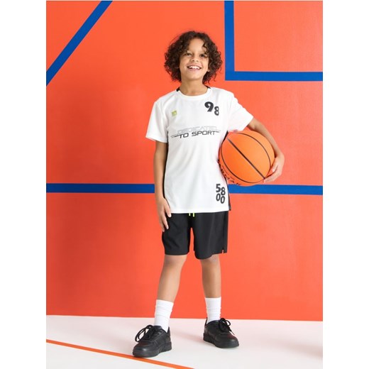 Sinsay - Koszulka Active - biały ze sklepu Sinsay w kategorii T-shirty chłopięce - zdjęcie 179212953