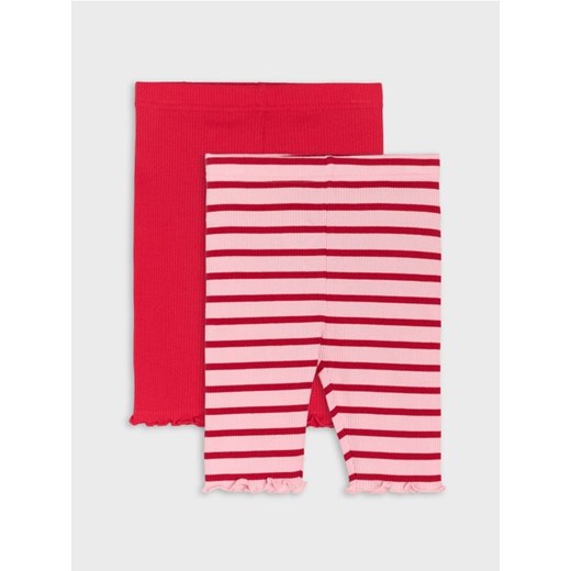 Sinsay - Prążkowane szorty 2 pack - wielobarwny - id: 333DU-MLC - marki Sinsay - 179212994 Sinsay - Prążkowane szorty 2 pack - wielobarwny ze sklepu Sinsay w kategorii Spodenki dziewczęce - zdjęcie 179212994