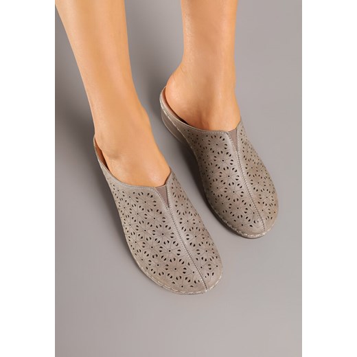 Klapki damskie Born2be bez zapięcia casual 
