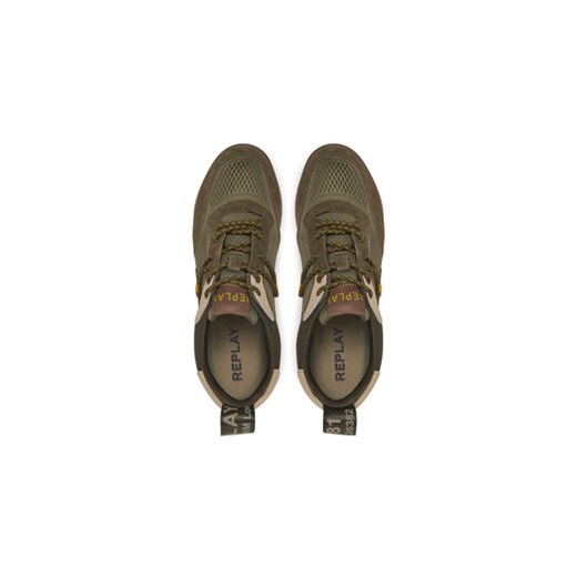 REPLAY Sneakersy GMS1P .000.C0055L Zielony Replay 43 MODIVO