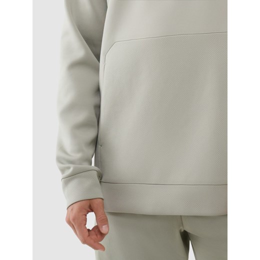 Męska bluza treningowa z kapturem 4F 4FWSS25TFSWM457 - zielona S Sportstylestory.com