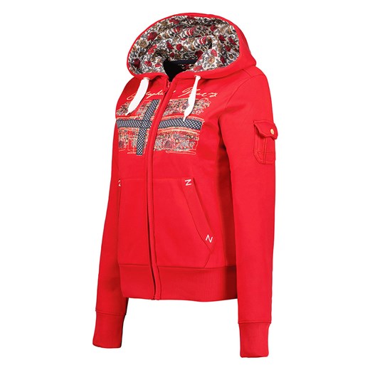 Geographical Norway Bluza &quot;Fabeaute&quot; w kolorze czerwonym Geographical Norway XL okazja Limango Polska