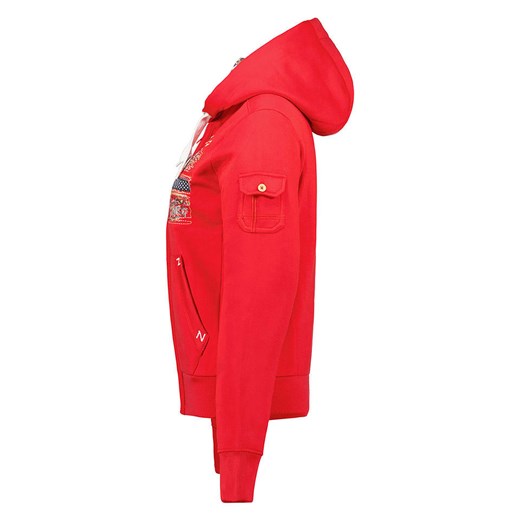 Geographical Norway Bluza &quot;Fabeaute&quot; w kolorze czerwonym Geographical Norway XL Limango Polska wyprzedaż