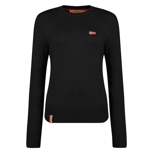 Geographical Norway Sweter &quot;Fabrizia&quot; w kolorze czarnym ze sklepu Limango Polska w kategorii Swetry damskie - zdjęcie 179217360