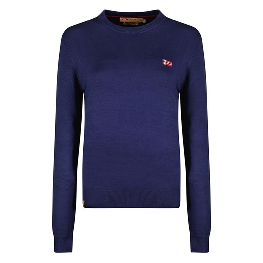 Geographical Norway Sweter &quot;Fabrizia&quot; w kolorze granatowym ze sklepu Limango Polska w kategorii Swetry damskie - zdjęcie 179217364