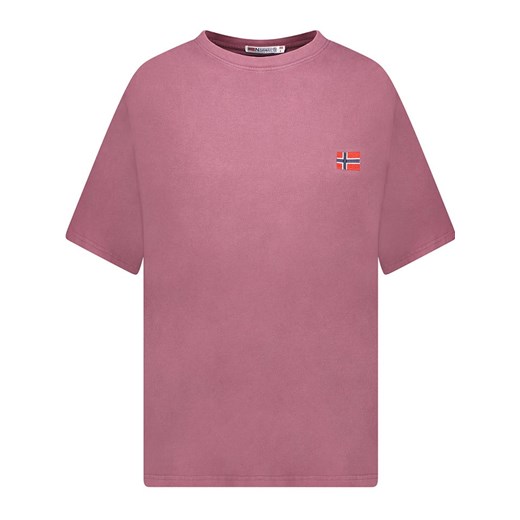 Geographical Norway Koszulka &quot;Joversize&quot; w kolorze szaroróżowym ze sklepu Limango Polska w kategorii T-shirty męskie - zdjęcie 179217392