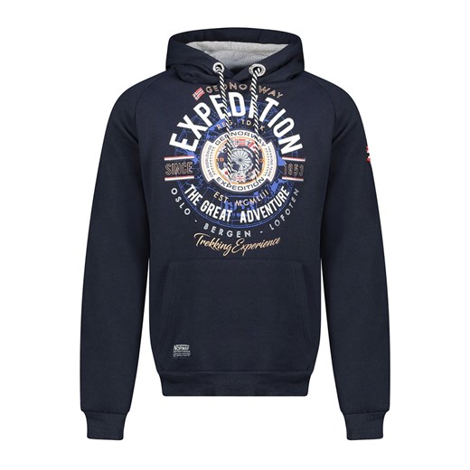Geographical Norway Bluza "Galdemar" w kolorze granatowym ze sklepu Limango Polska w kategorii Bluzy męskie - zdjęcie 179217420