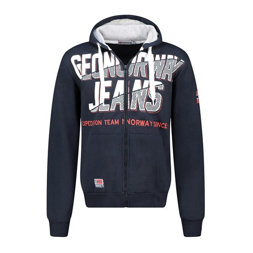 Geographical Norway Bluza &quot;Gasper&quot; w kolorze granatowym ze sklepu Limango Polska w kategorii Bluzy męskie - zdjęcie 179217471