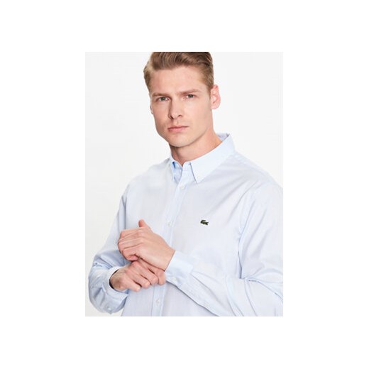 Lacoste Koszula CH2933 Błękitny Regular Fit Lacoste 37 MODIVO
