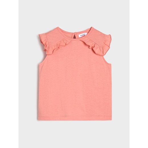 Sinsay - Koszulka - różowy Sinsay 74 Sinsay