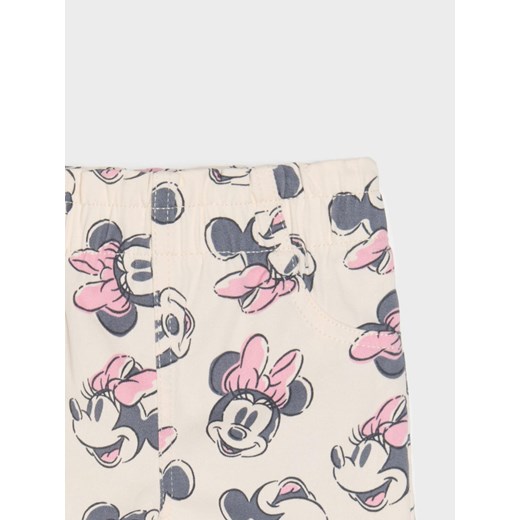 Sinsay - Szorty jeansowe Minnie Mouse - kremowy Sinsay 92 Sinsay