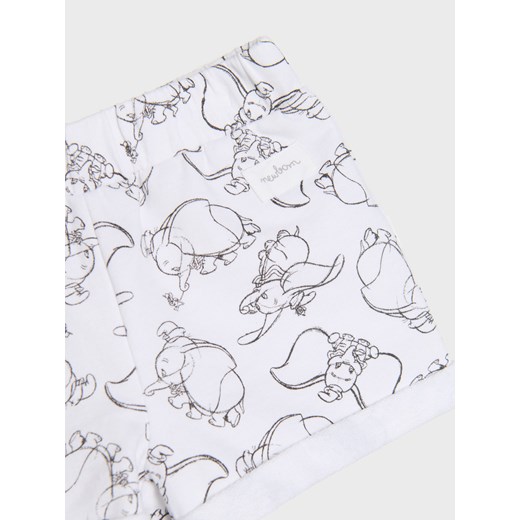 Sinsay - Szorty niemowlęce Dumbo - biały Sinsay 80 Sinsay